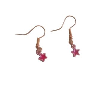 Handmade star earrings